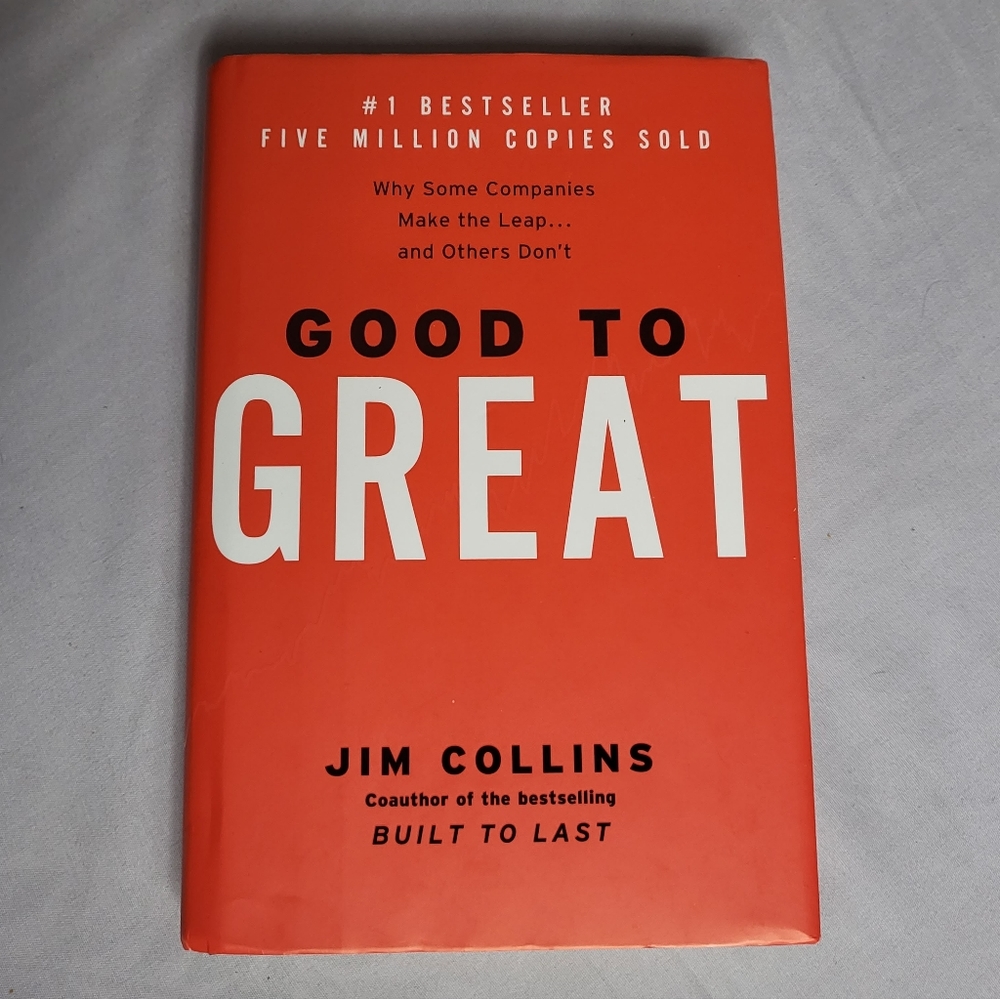 Good to Great by Jim Collins hardcover non-fiction book EUC